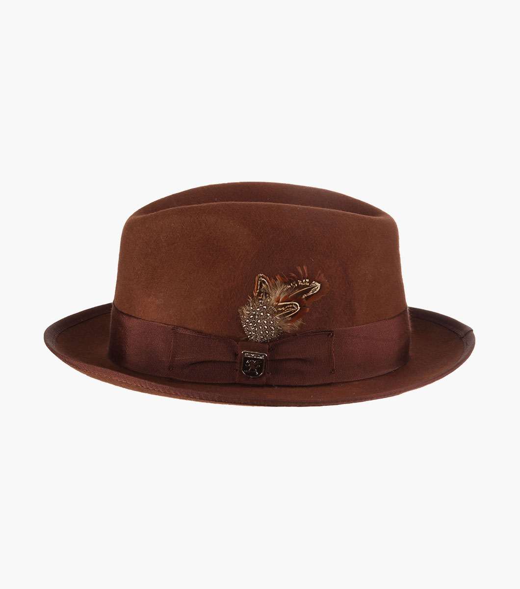 Clifton Fedora Wool Pinch Front Hat