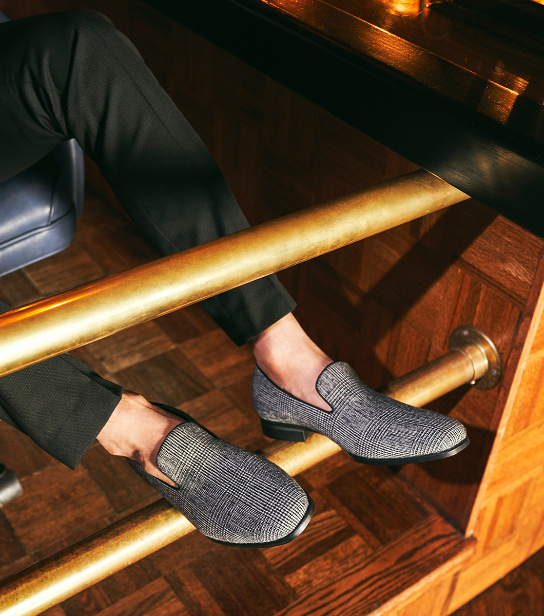 Stanza Plaid Slip On