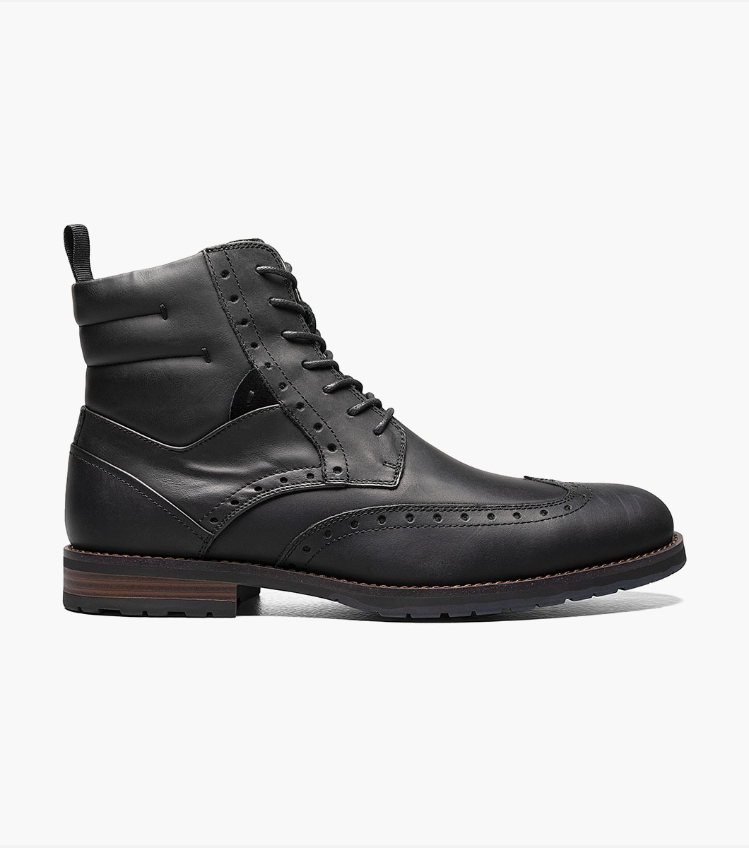 Ozzie Wingtip Lace Up Boot