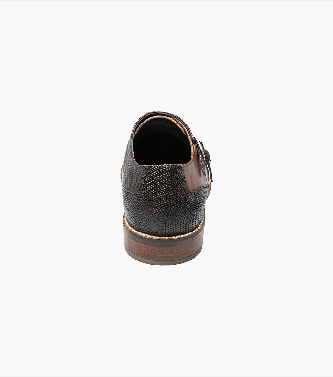 Jamar Plain Toe Laser Monk Strap