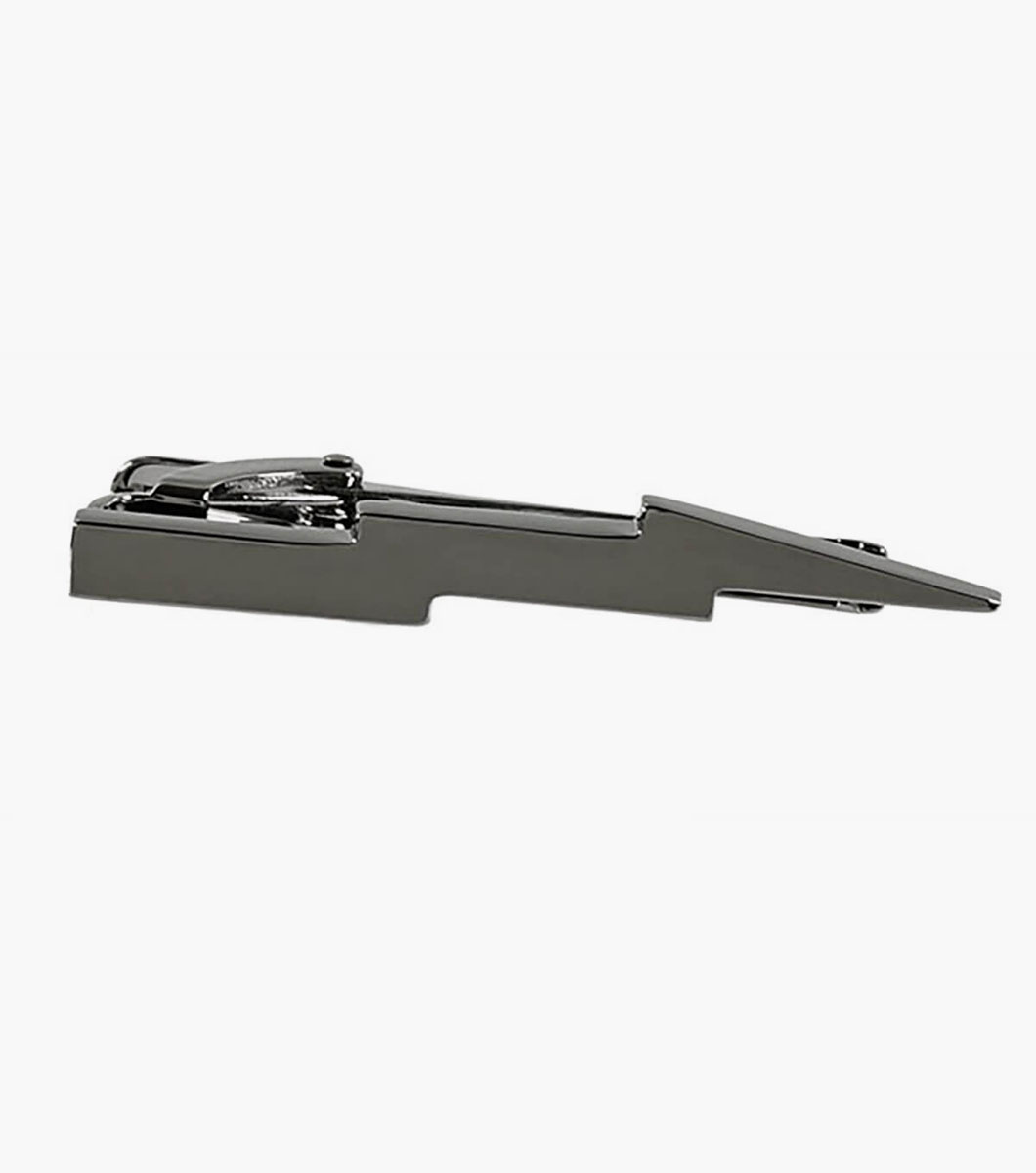 Thunderbolt Gunmetal Gray Tie Bar
