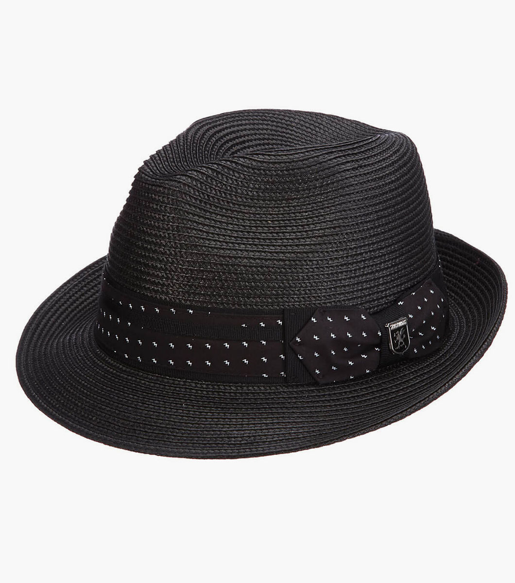 Casey Fedora Grosgrain Pinch Front Hat