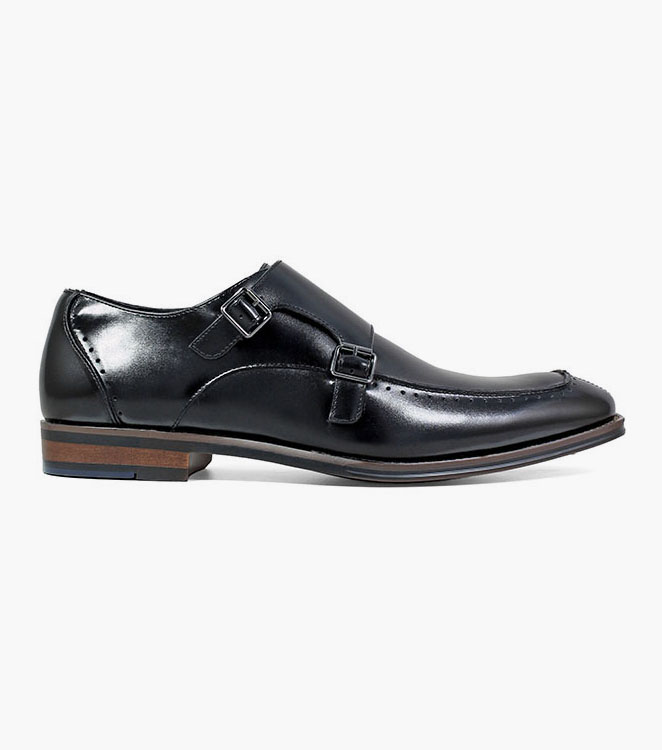 Baldwin Moc Toe Double Monk Strap