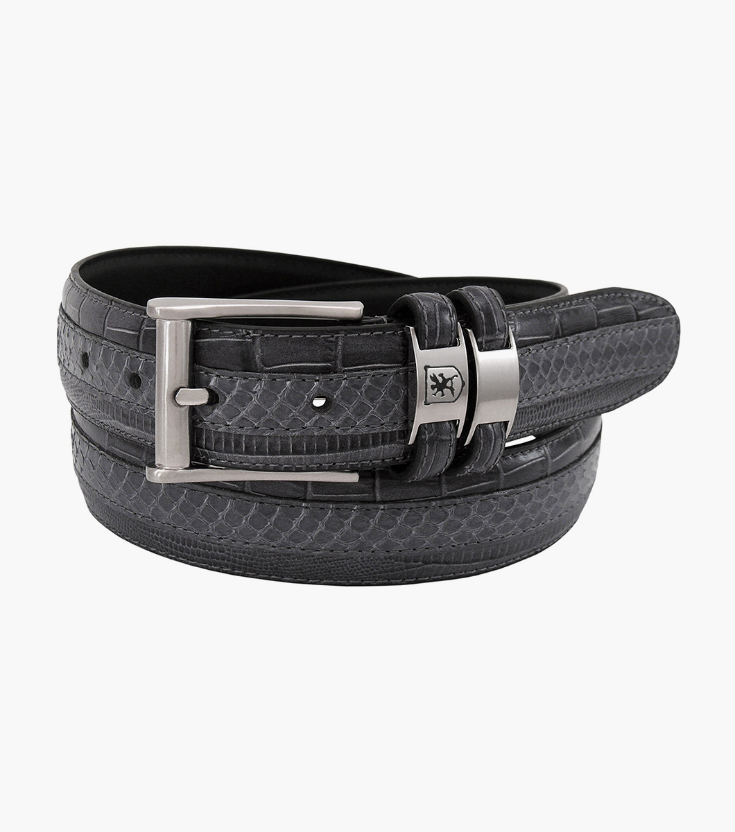 Maes Genuine Leather Embossed Belt