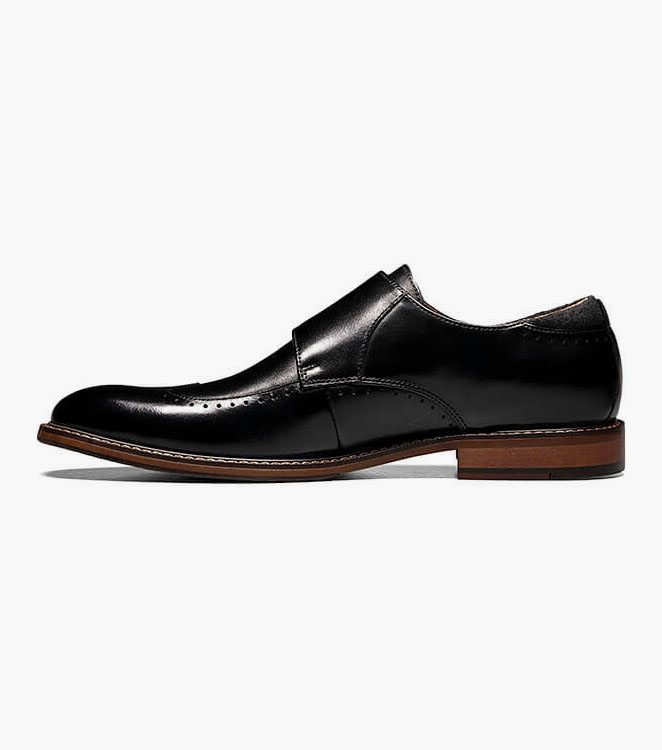 Farwell Wingtip Double Monk Strap