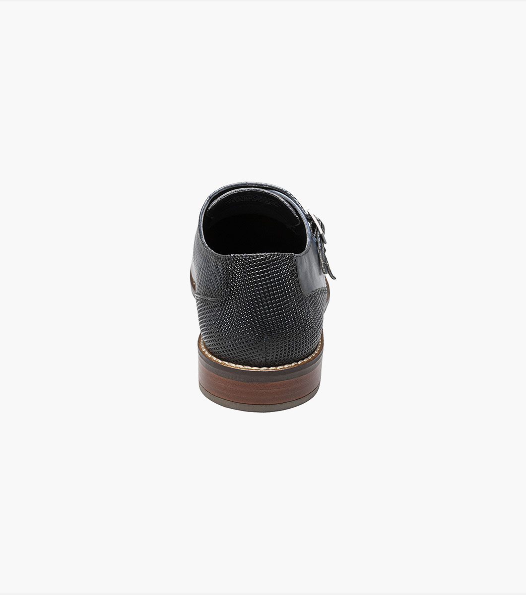 Jamar Plain Toe Laser Monk Strap