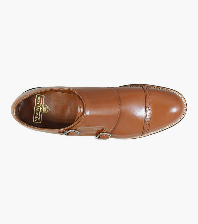 Madison Cap Toe Double Monk Strap