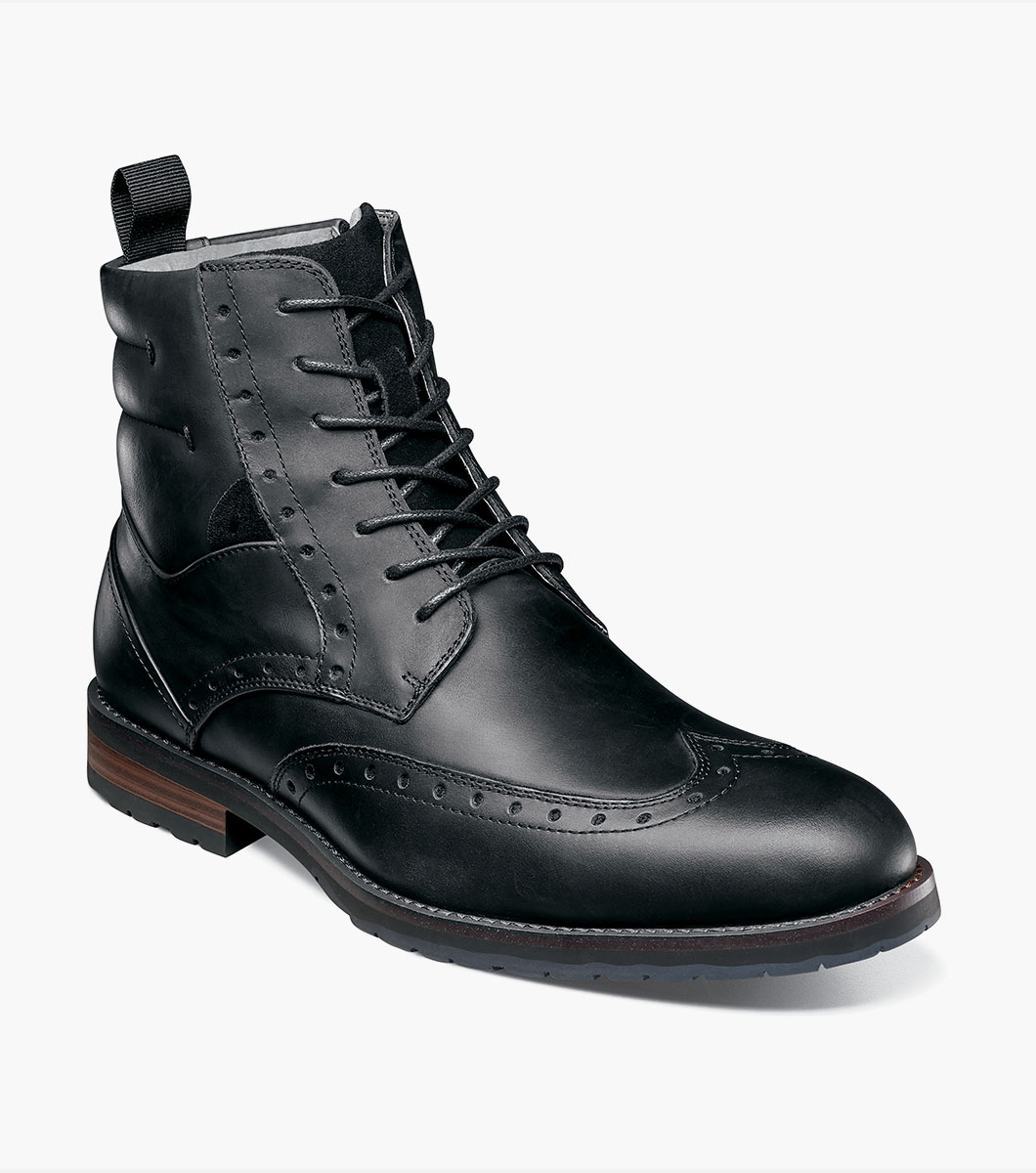 Ozzie Wingtip Lace Up Boot