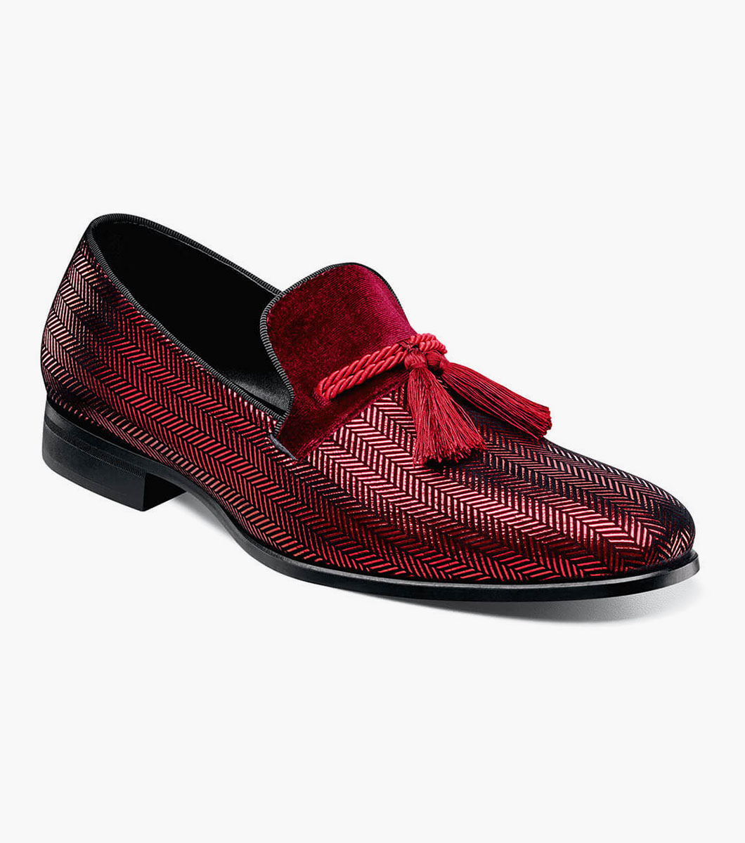 Sonata Herringbone Tassel Slip On
