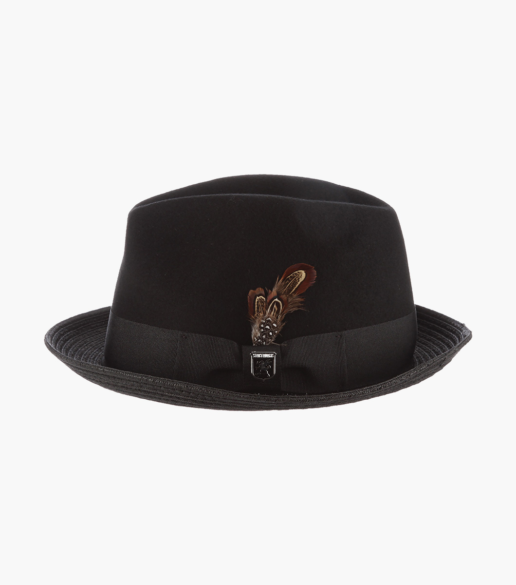Fredon Wool Fedora Polyester Pinch Front Hat