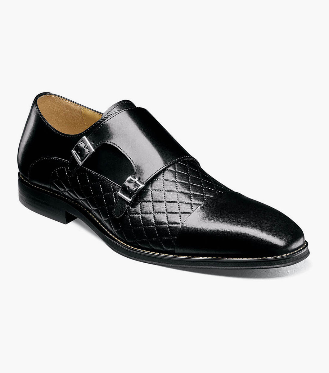 Wynston Cap Toe Double Monk Strap