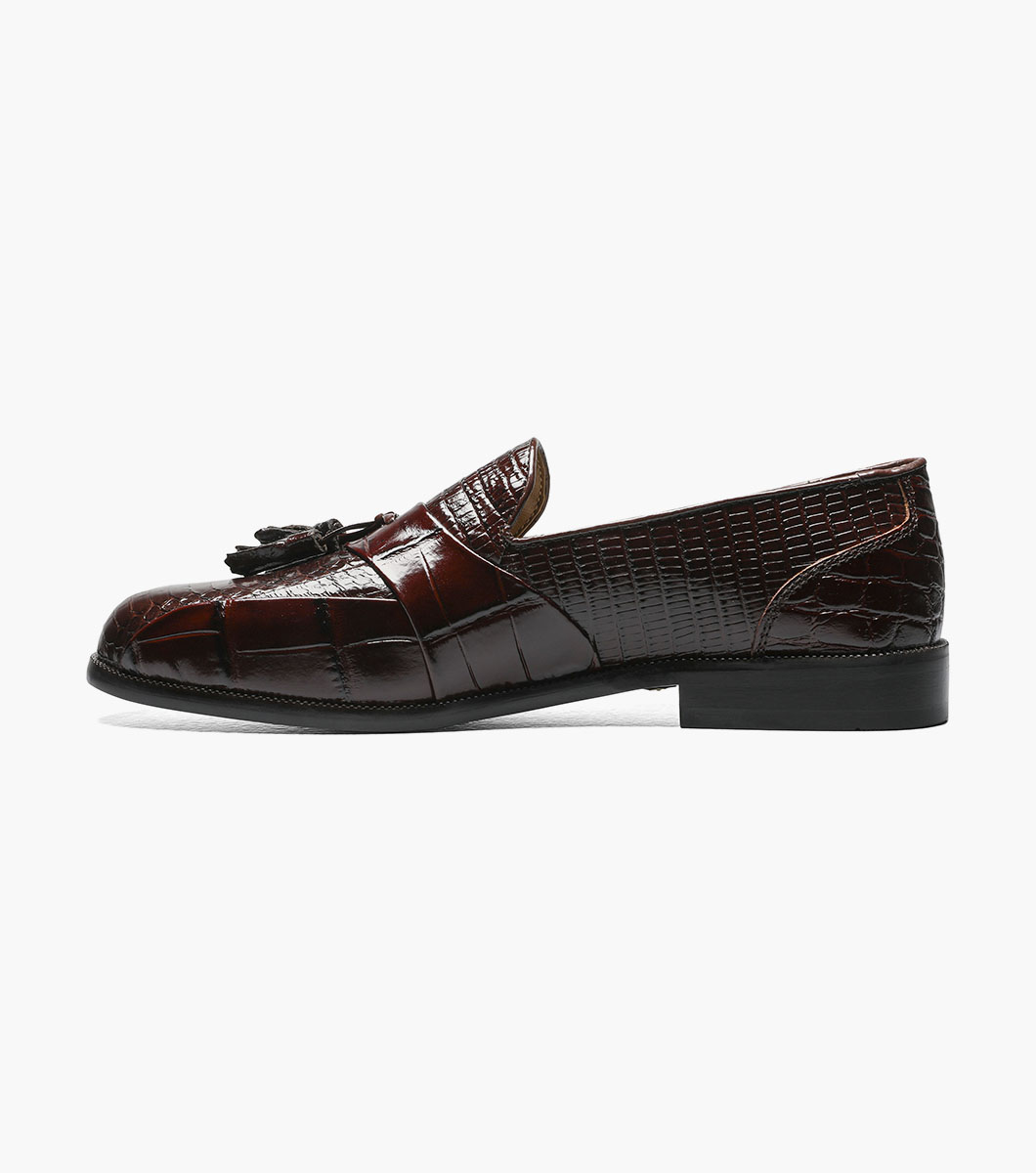 Alberto Bike Toe Tassel Loafer