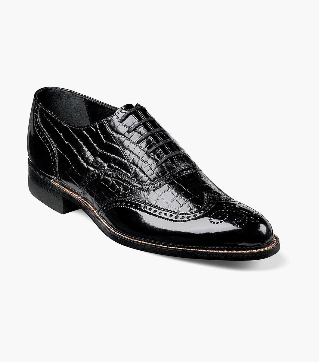 Dayton Alligator Wingtip Lace Up