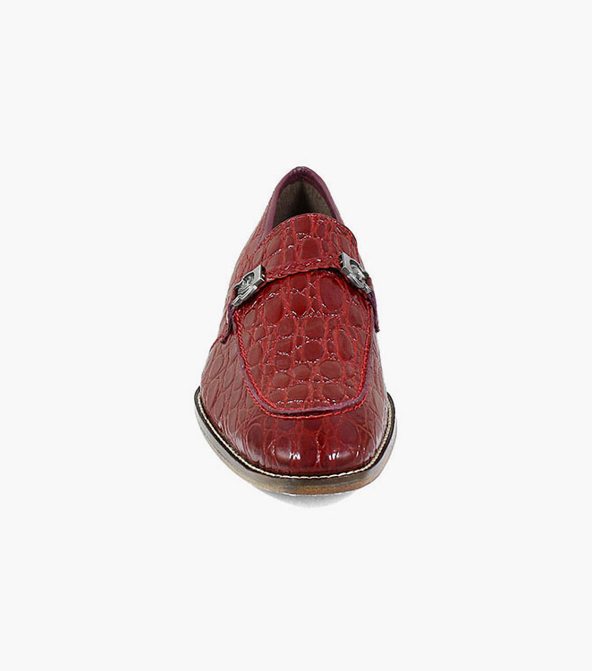 Bellucci Leather Sole Moc Toe Bit Slip On