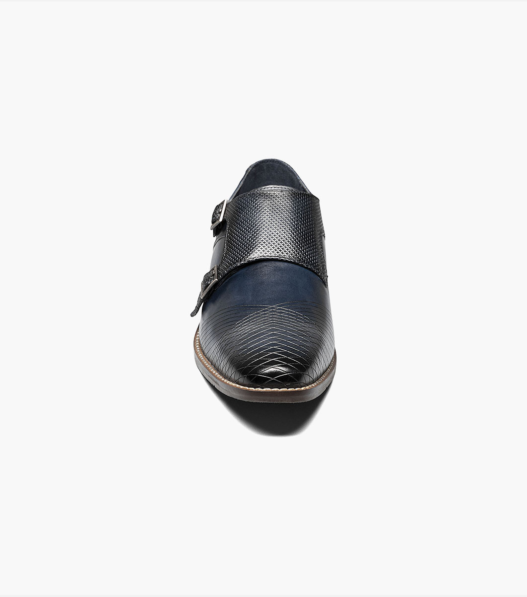 Jamar Plain Toe Laser Monk Strap