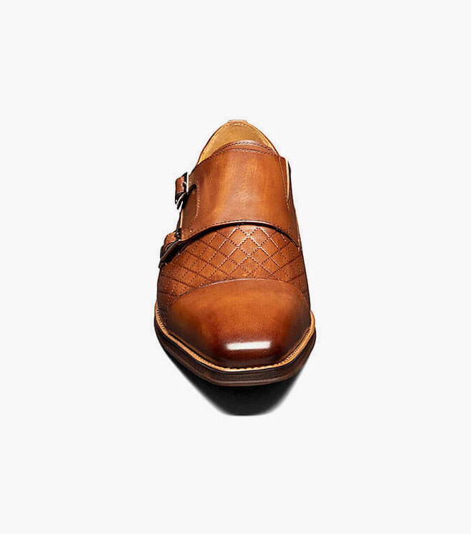 Wynston Cap Toe Double Monk Strap