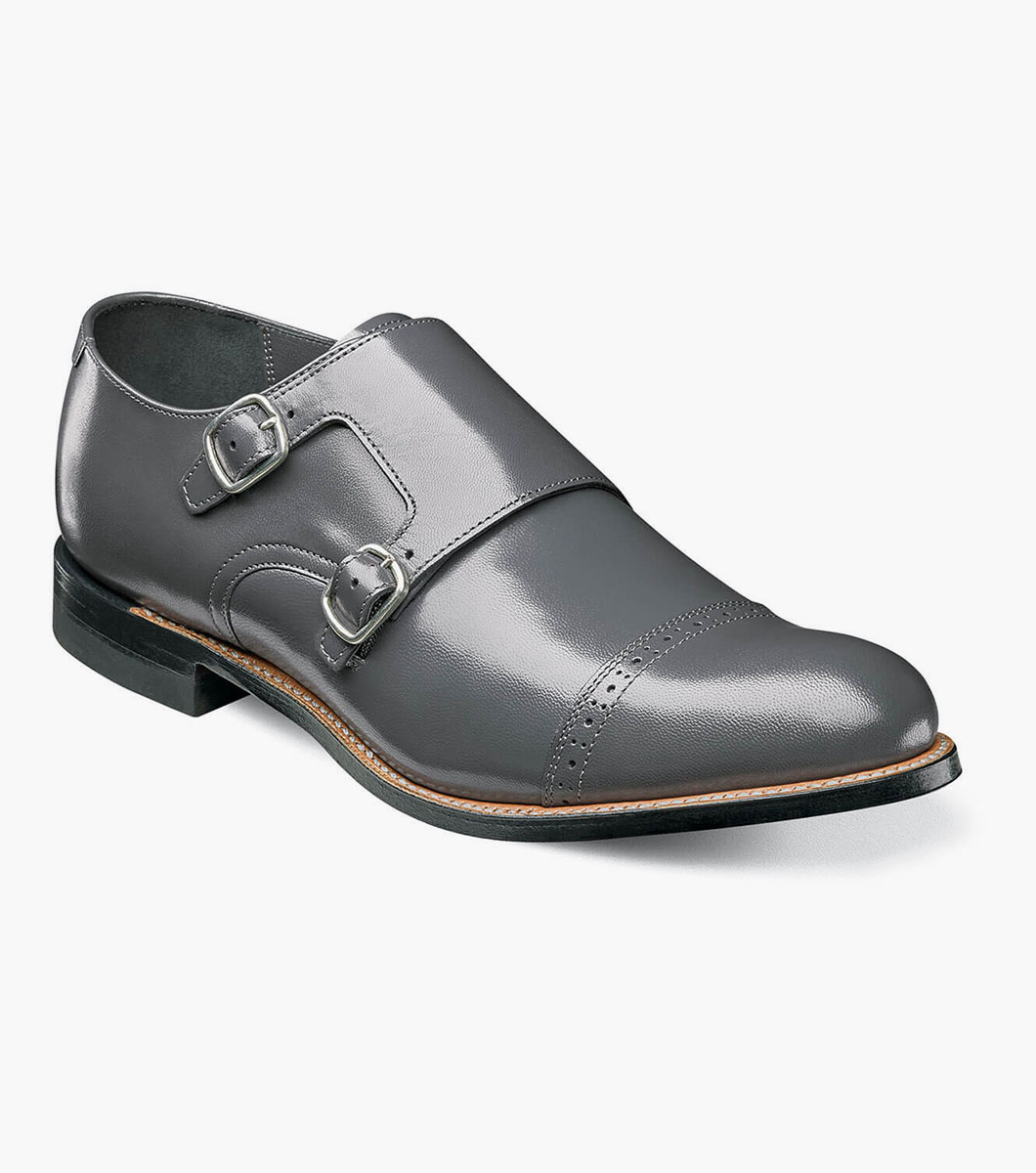 Madison Cap Toe Double Monk Strap