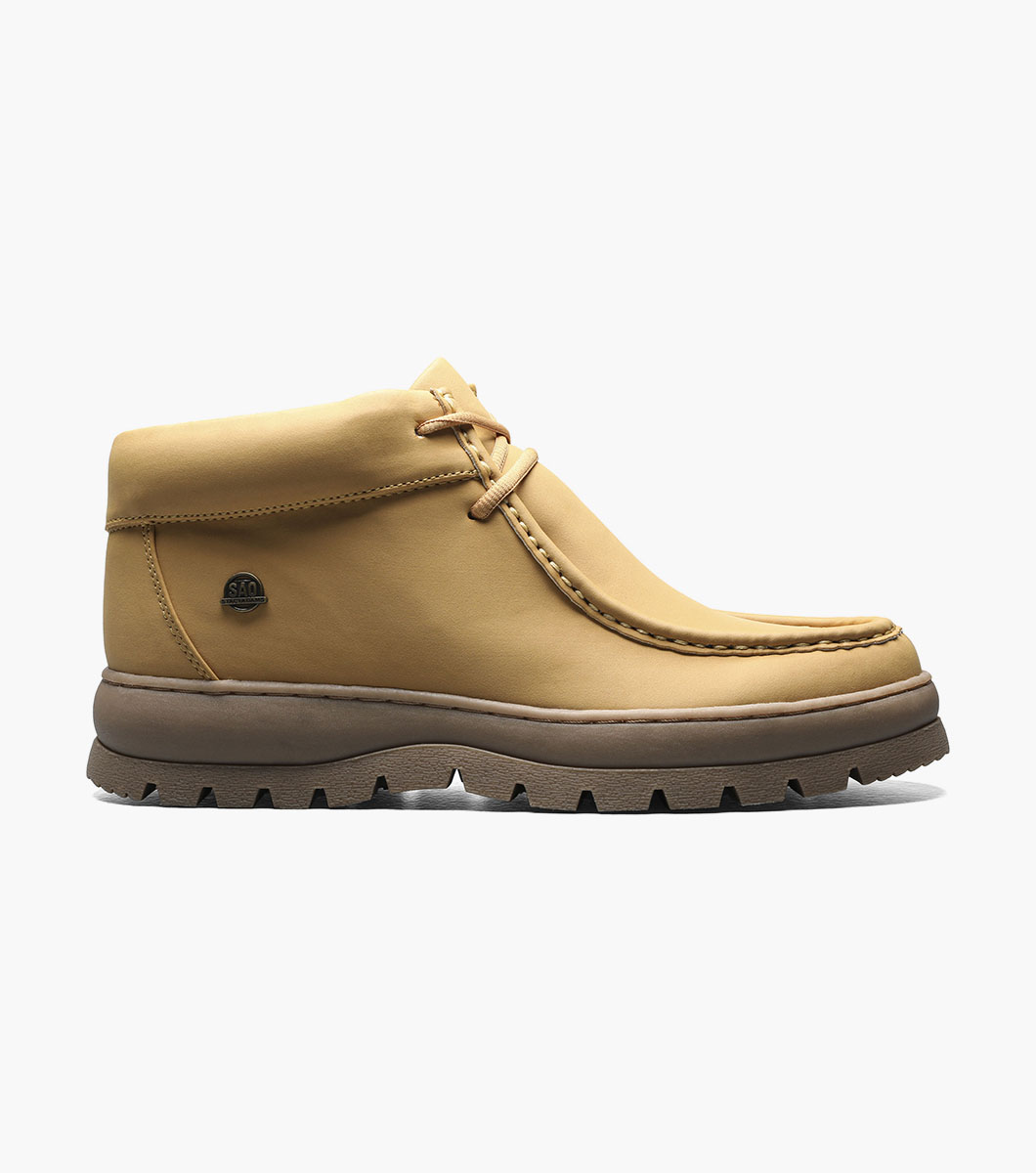 Wally Moc Toe Lace Up Boot