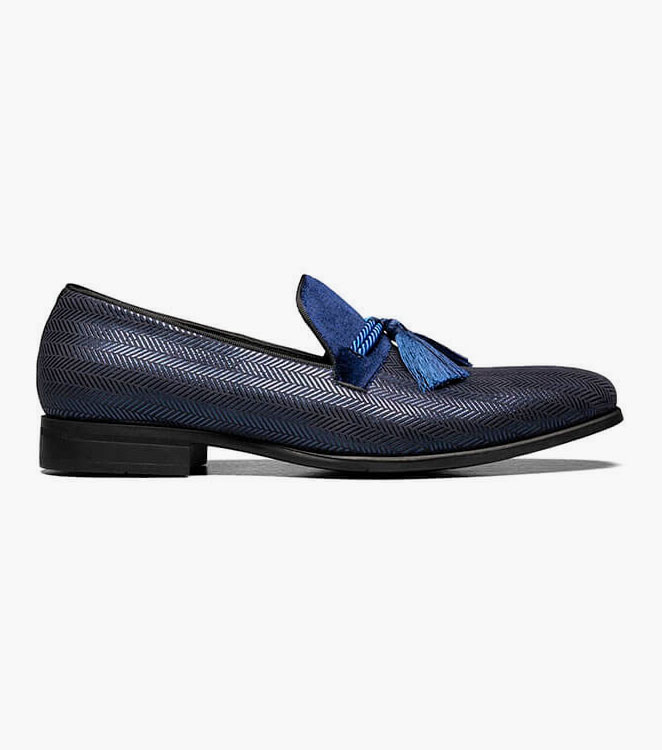 Sonata Herringbone Tassel Slip On