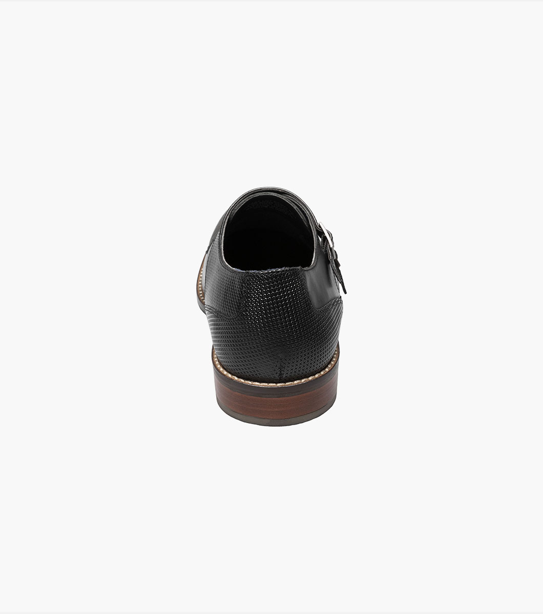 Jamar Plain Toe Laser Monk Strap