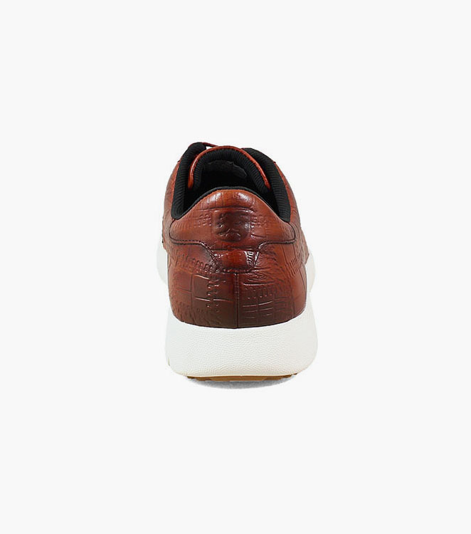 Halcyon Exotic Print Lace Up Sneaker