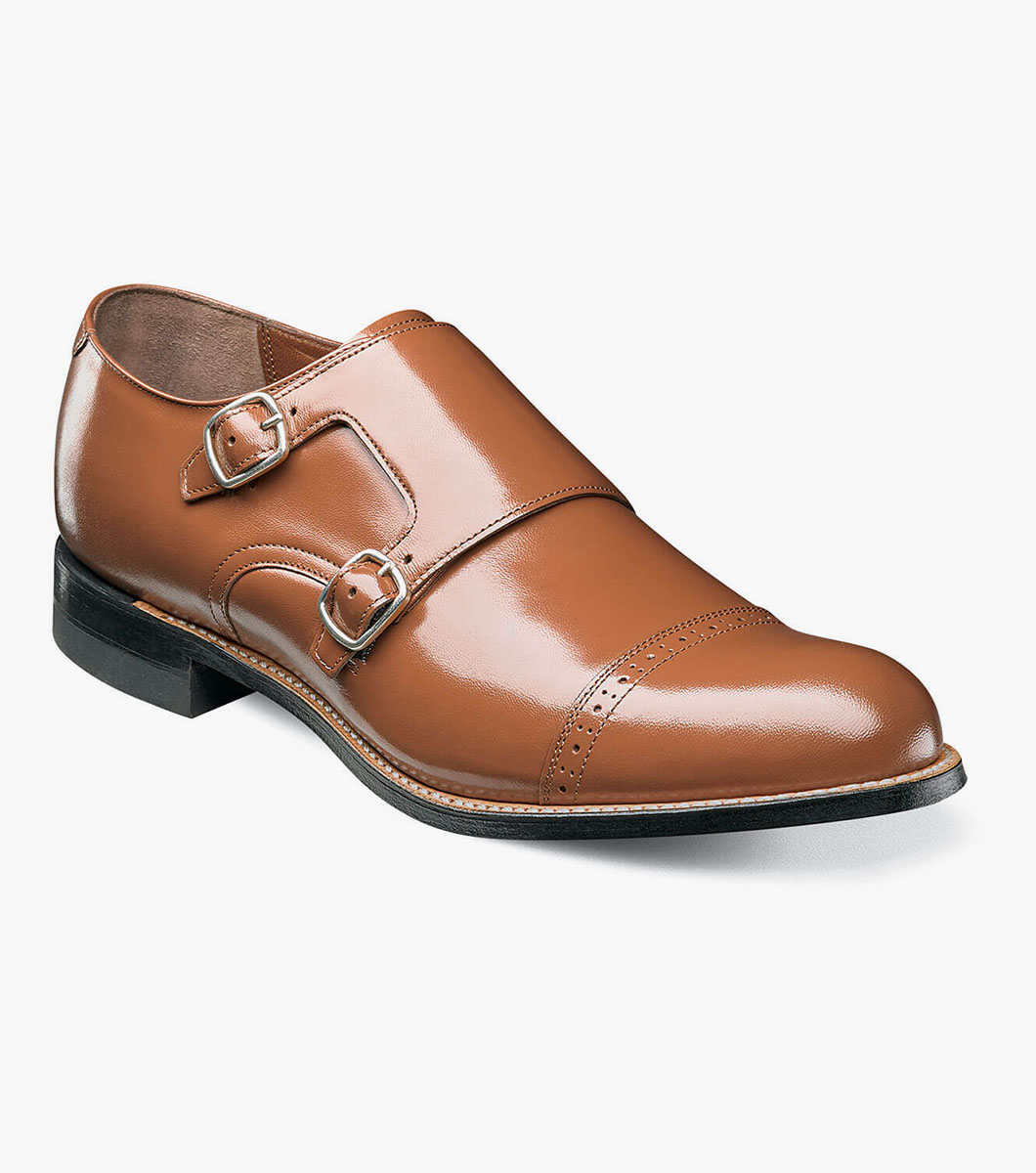 Madison Cap Toe Double Monk Strap