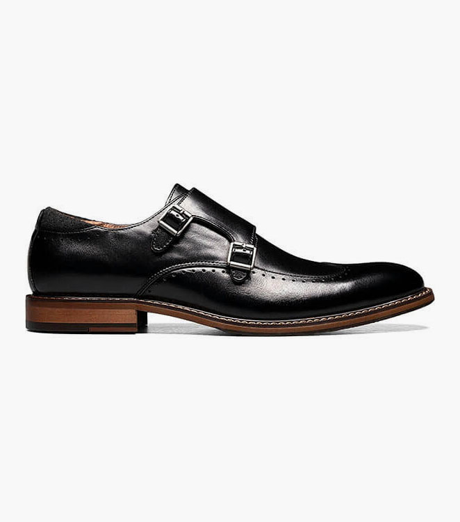 Farwell Wingtip Double Monk Strap