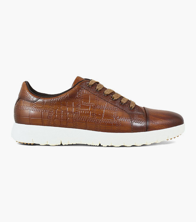 Halcyon Exotic Print Lace Up Sneaker
