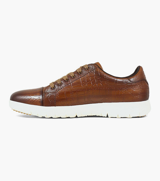 Halcyon Exotic Print Lace Up Sneaker