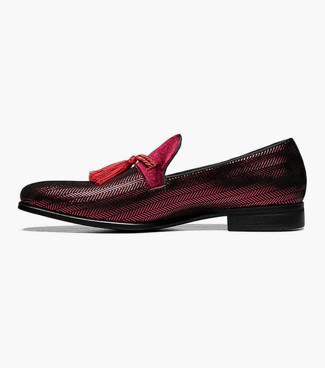 Sonata Herringbone Tassel Slip On