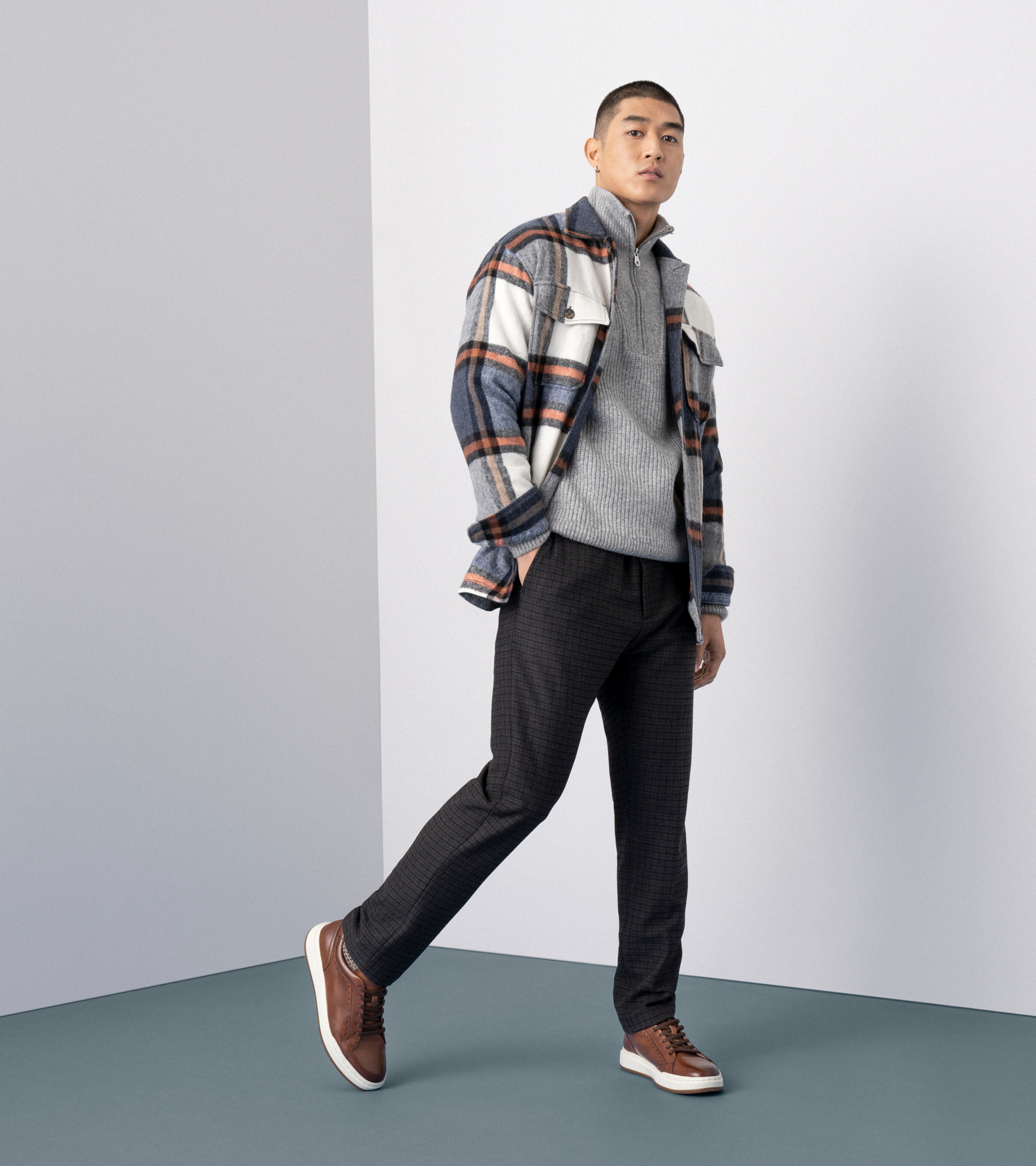 Collins Plain Toe Lace Up