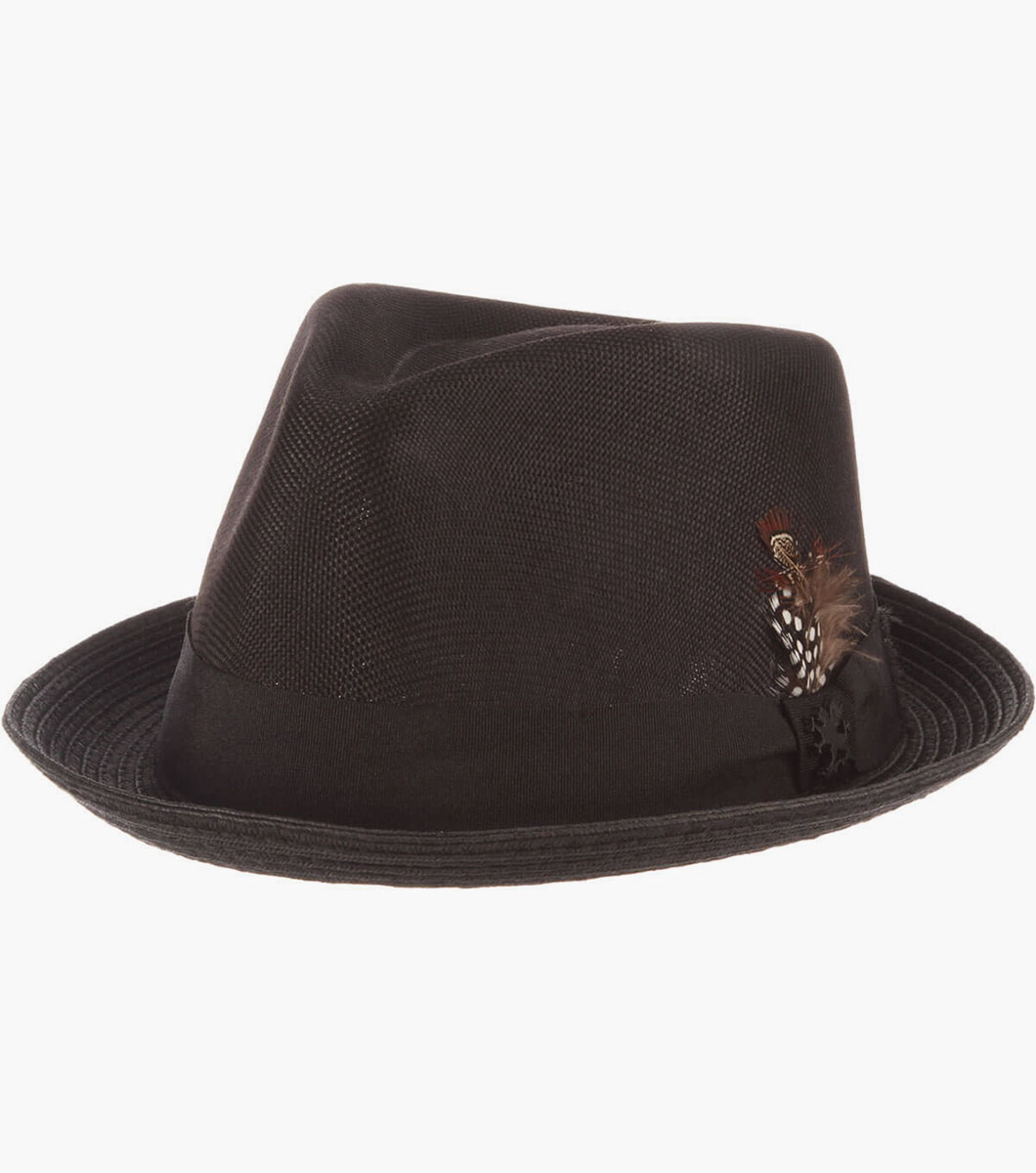 New York Fedora Polyester Pinch Front Hat