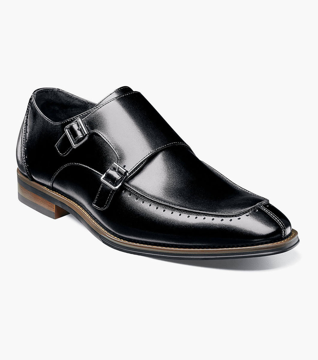 Baldwin Moc Toe Double Monk Strap
