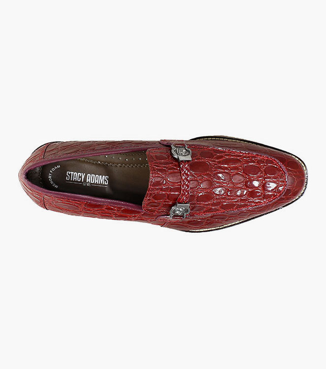 Bellucci Leather Sole Moc Toe Bit Slip On
