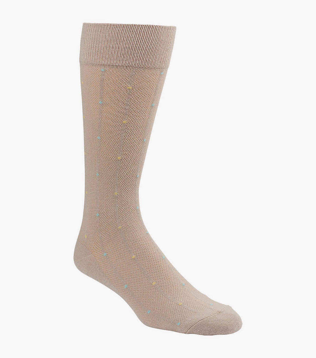 Vertical Birdseye Dot Stripe Men