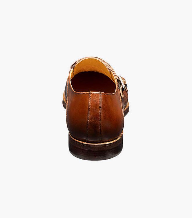 Wynston Cap Toe Double Monk Strap