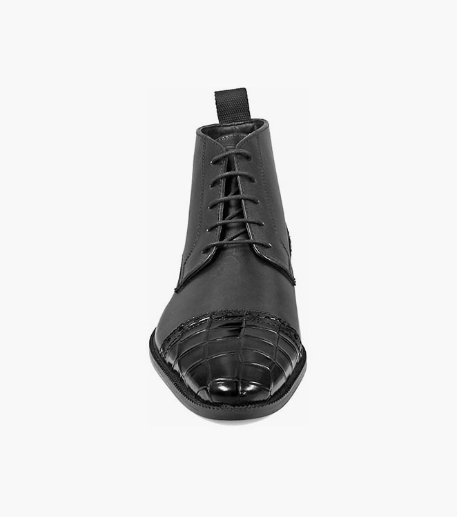 Franco Leather Sole Cap Toe Lace Boot
