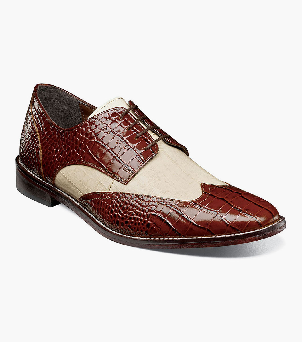 Ferrara Leather Sole Wingtip Oxford