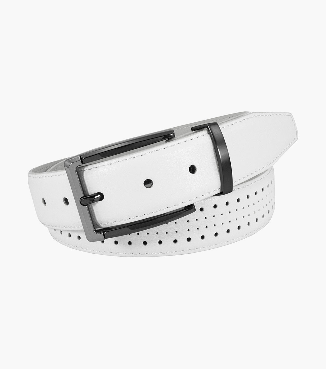 Pacer Perf Leather Belt