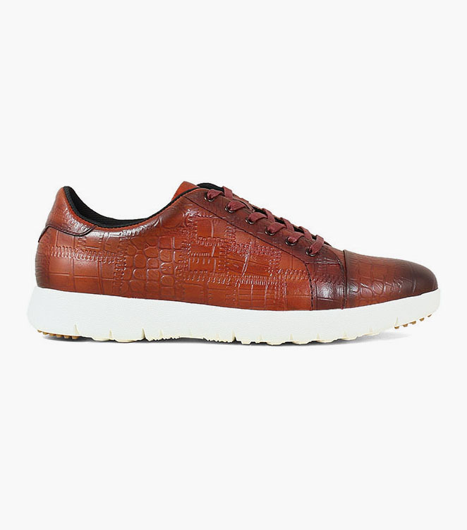 Halcyon Exotic Print Lace Up Sneaker
