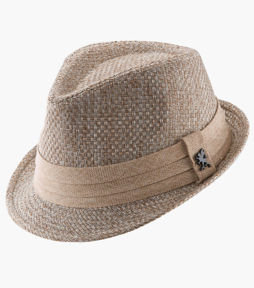 River Fedora Woven Pinch Front Hat