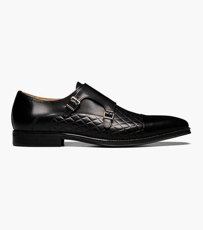 Wynston Cap Toe Double Monk Strap