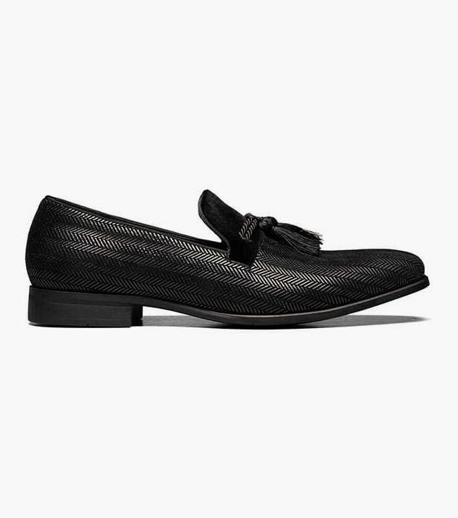 Sonata Herringbone Tassel Slip On