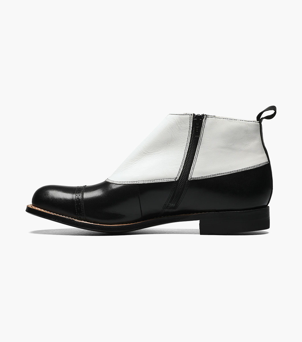 Madison Spectator Spat Cap Toe Boot