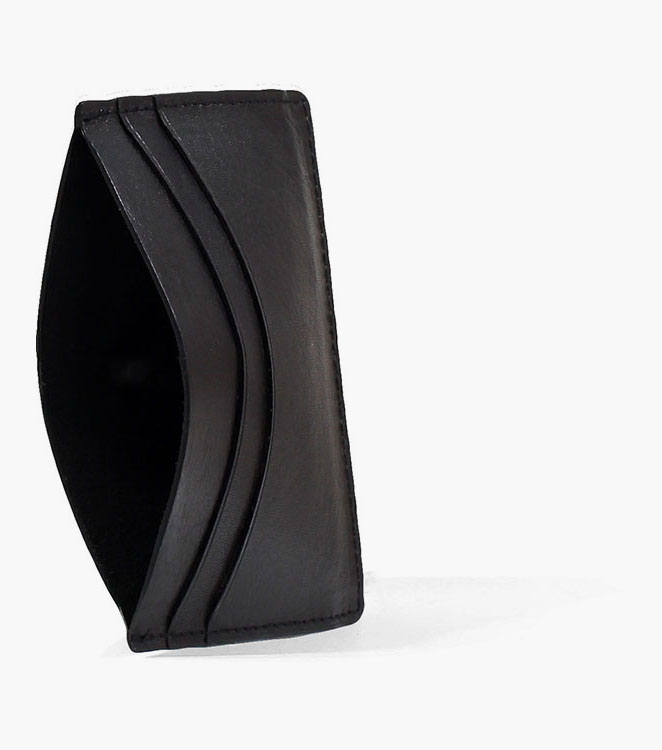 Black Cardholder Premium Leather