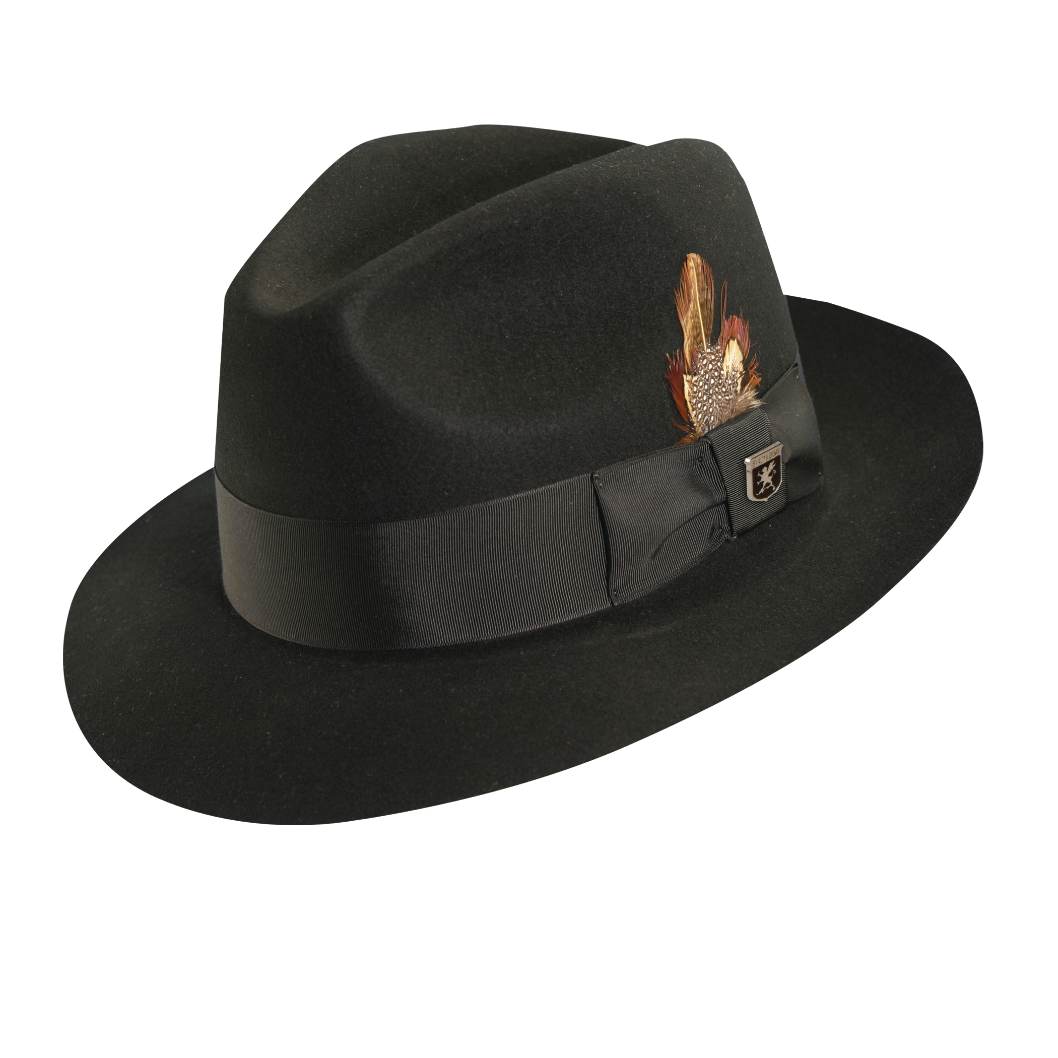 August Fedora Wool Felt Pinch Front Hat