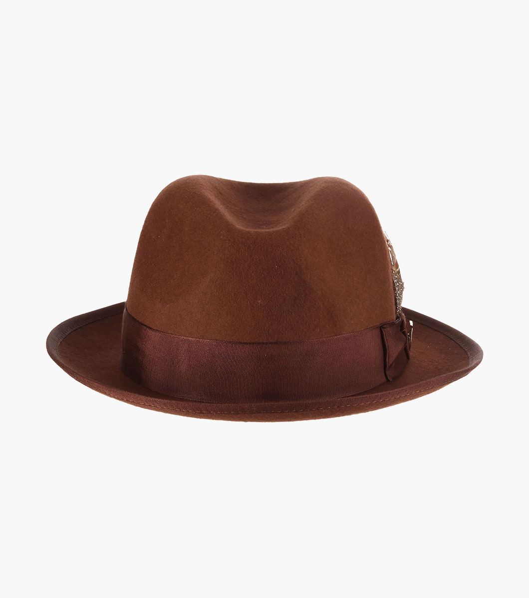 Clifton Fedora Wool Pinch Front Hat