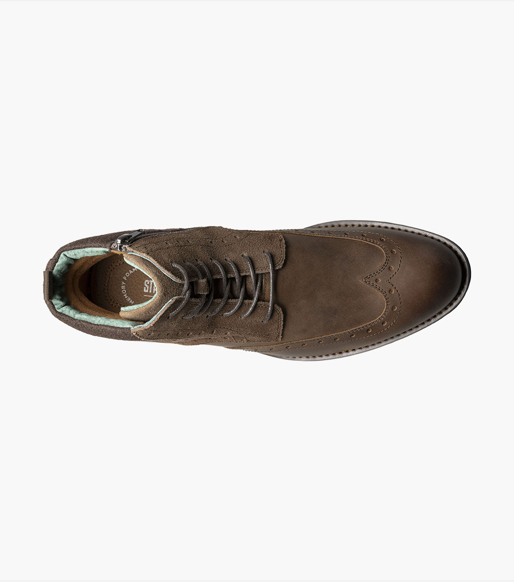 Ozzie Wingtip Lace Up Boot