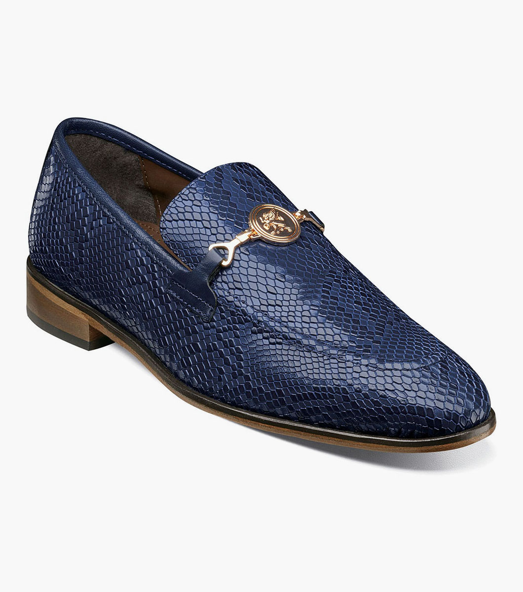 Barrino Leather Sole Moc Toe Bit Slip On