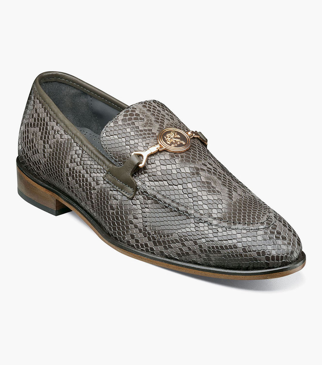 Barrino Leather Sole Moc Toe Bit Slip On